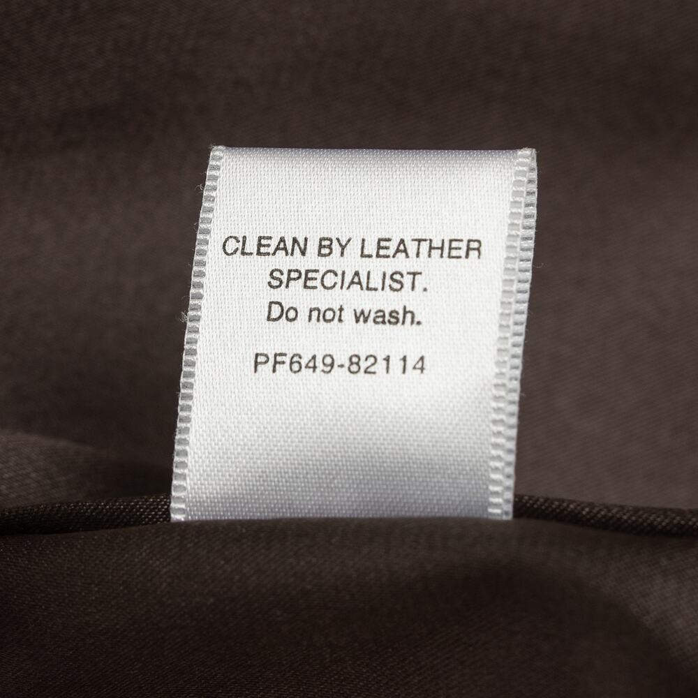 Rare Vintage Pendleton Petites Y2K Brown Crocodile Embossed Leather Jacket - L - Picture 12 of 12